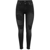 Only Dames Jeans, Gewassen Zwart