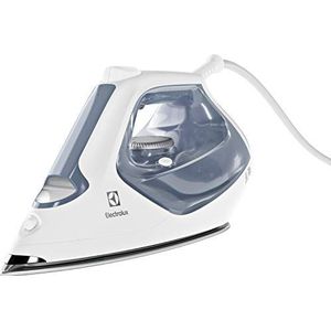 Electrolux E7SI1-4WB Droog- en stoomstrijkijzer Glissium zoolplaat Grijs - Wit - Strijkijzer - Blauw - Wit