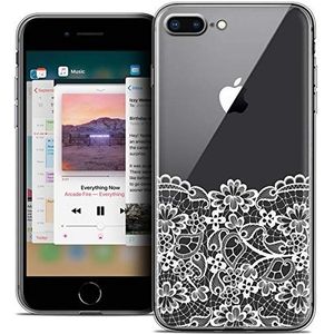 Caseink - Beschermhoes voor Apple iPhone 8 Plus (5,5 inch), kristalgel HD, springdesign, kant, zacht, ultradun, bedrukt in Frankrijk