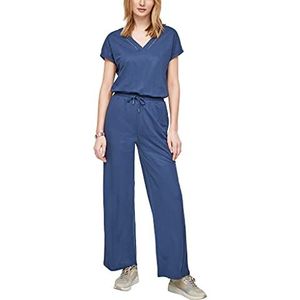s.Oliver Dames jumpsuit, donkerblauw, 46W, Donkerblauw