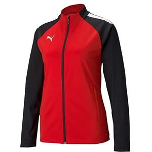 PUMA Sweatshirt voor dames, Puma rood, Puma zwart