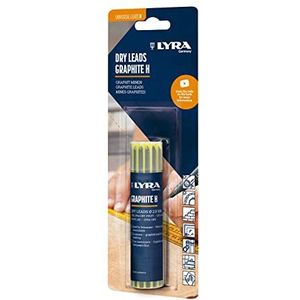 Lyra L4498006 LYRA DRY 12 stuks vullingen grafiet H 2,8 mm speciaal voor hout in blister