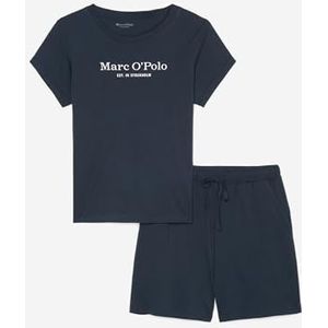 Marc O´Polo Ensemble pyjama court mixte & match pour femme, bleu marine, XL