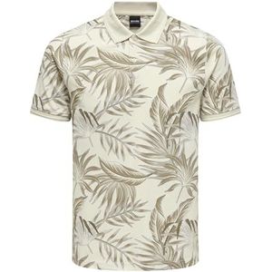 ONLY & SONS Onskash Slim Leaf AOP Ss Polo pour homme, Bronze, M