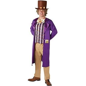 Rubie's Officieel Willy Wonka en de chocoladefabriek kostuum voor volwassenen (maat M)