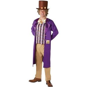 Rubie's Officieel Willy Wonka en de chocoladefabriek kostuum voor volwassenen (maat M)