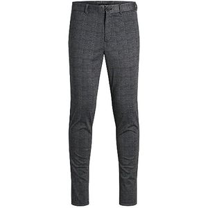 Jack & Jones Jjimarco Jjphil Jersey Nor Dg Check Noos Herenbroek, Donkergrijs