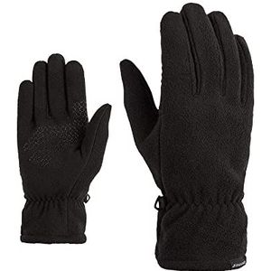 Ziener IBERICO Vrijetijdshandschoenen voor heren, functionele outdoor handschoenen, ademende fleece, zwart, L