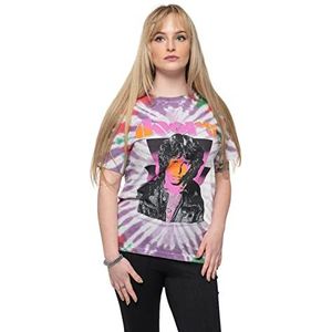 The Doors - T-shirt Jim Beams Teint avec Nœuds pour Adultes Unisexe, violet, L