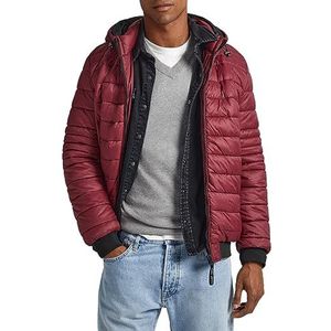 Pepe Jeans Billy Donsjack voor heren, Rood (Bordeaux)