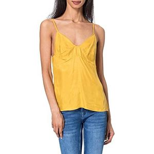 Superdry Tencel Cami T-shirt voor dames, Neon geel