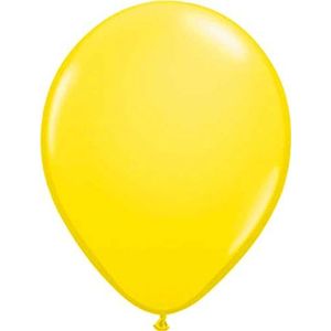 Folat - Ballonnen geel, 30 cm - 100 stuks, 08101
