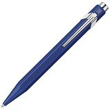 Caran d'Ache 0846.659 Popline balpen met etui blauw gelakt lijnbreedte M schrijfkleur: blauw lengte 12,5 cm