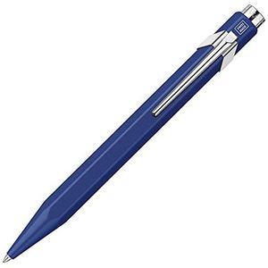 Caran d'Ache 0846.659 Popline balpen met etui blauw gelakt lijnbreedte M schrijfkleur: blauw lengte 12,5 cm