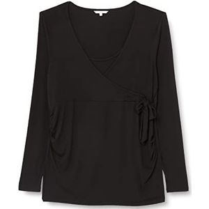 Noppies Odellal dames borstvoedings-T-shirt lange mouwen zwart - P090 XXL, zwart - P090