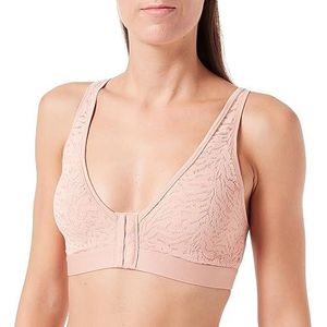 Calvin Klein Lght gevoerde beha (Herstel) Bralette voor dames, Stone Grijs