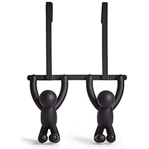 UMBRA Buddy Hook OTD. Buddy, kunststof en metaal, zwart, 21,6 x 10,6 x 31,8 cm