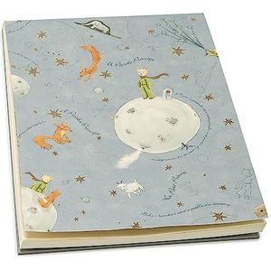 Magicamente Carta Set van 2 A4 notitieboekjes, notitieblok 21 x 29,7 cm, 50 pagina's van 80 g, gouden poederdecoratie, motief: De kleine prins