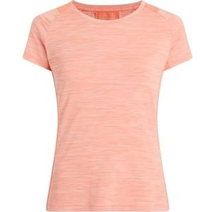 Energetics Evii Dames T-shirt, gemêleerd/licht rood/Re, S