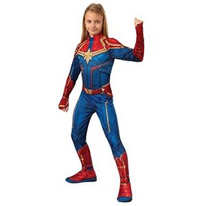 Rubie's Officieel Captain Marvel Hero-kostuum voor kinderen, Engelse versie, meerkleurig, middeleeuwen, 5-7 jaar