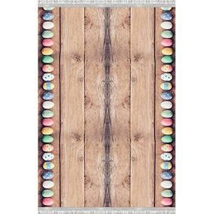 Bonamaison 1 tapijt van digitaal bedrukt, meerkleurig, 100 x 160 cm