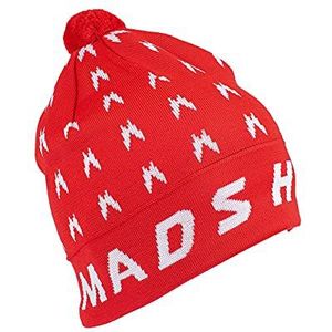 Madshus Unisex - Volwassenen - Beanie Red 18F4307-1SIZ, Rood