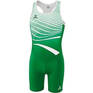 Erima Athletic Sprinter Jumpsuit voor heren, smaragd/wit, M