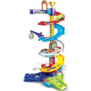 VTech - Tut Tut Bolides - mega circuit spiralen 2 in 1, circuit auto, auto race - FR versie, meerkleurig