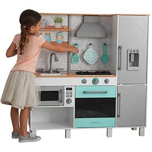 KidKraft 53421 Gourmet Chef Houten keuken met ijsblokjesmachine voor kinderen - EZ Kraft Assembly™