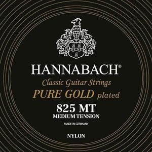 Hannabach 652637 Serie 825 snaren voor klassieke gitaar, spel Special Gold, Medium Spanning 8257MT