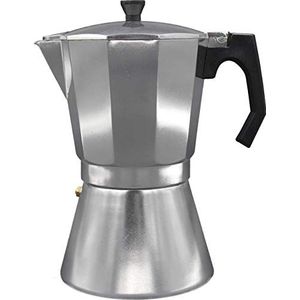 Bastilipo 6350 Italiaanse koffiezetapparaat, inductie, zilverkleurig