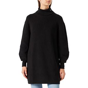 Calvin Klein Dames pulloverjurk, dik, Gr. S, zwart, Ck Black