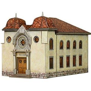 Keranova Keranova334 Schaal 1:87 11 х 12 х 17 cm Clever papieren tempel De Sinagogue Welt 3D puzzel in Delmont (48)