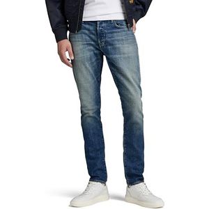 G-STAR RAW Jean Strace Straight Cropped pour femme, Bleu (Sun Faded Poolside Blue D24766-d549-g676), 28W / 28L