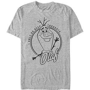 Disney Uniseks T-shirt, Melange Grey, XL, Melange Grey