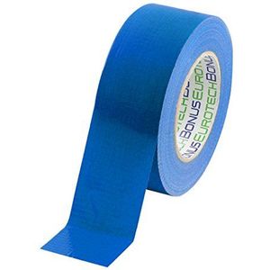 BONUS Eurotech 1BC12.78.0050/050A# Standaard gaffertape, breedte 50 mm, lengte 50 m, lijm op synthetische rubberbasis, dikte 0,17 mm, blauw