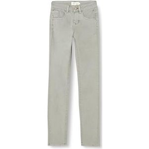 Cream Women's Jeans Twill Slim Fit Midrise Waist Regular Waistband Full-Length Femme, Chiseled Stone, 25W