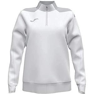 Joma Championship Vi Sweatshirt voor dames, Wit/Grijs