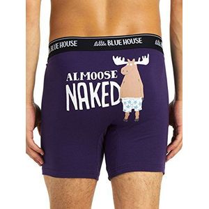 Hatley Boxer Bear Bum pour homme, Almoose Naked, S