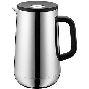 WMF Thermos Vacuümfles 1,0l Impuls Thee Koffie Drinkfles Roestvrij Staal, Thermosfles, Zilver