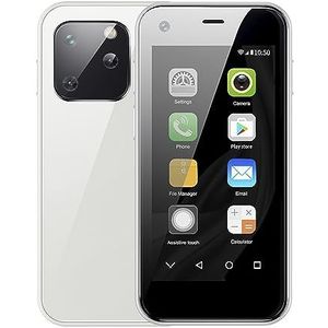 DAM Smartphone Mini XS13 3G, Android 6.0, 1 Go RAM + 8 Go. Écran 2,4"". 4,1 x 1,1 x 8,4 cm. Couleur : blanc