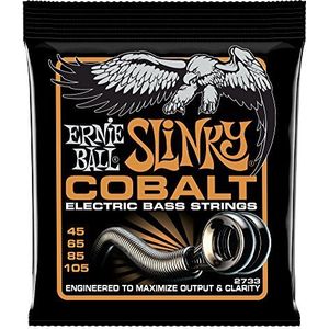 Ernie Ball Hybrid Slinky Cobalt snaren voor elektrische bas, 45-105 gauge