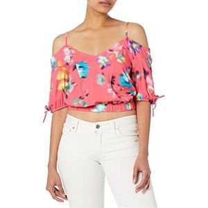 Desigual Blouse pour femme, rouge, L