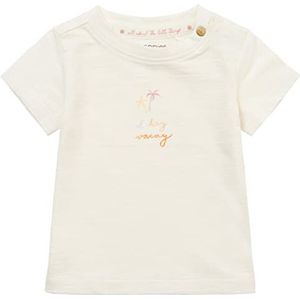 Noppies Baby Meisjes Tee Nanuet korte mouwen borst print T-shirt baby meisjes, Pristine - N021