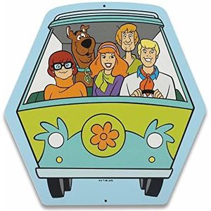 Open Road Brands Scooby-Doo and Friends metalen bord Mystery Machine - Scooby-Doo retro wanddecoratie voor woondecoratie