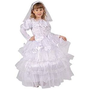 Dress Up America Kleine prinses, prachtige bruidsjurk, kleine prinses, exquisiet, bruidsjurk, uniseks, kinderen, Zoals gepresenteerd