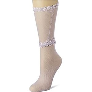 FALKE Lyric Tule-sokken voor dames, 20 DEN, transparant, wit, zwart, paars, fantasie, laag, ideaal voor de zomer, 1 paar, paars (Lilac Tint 8678)