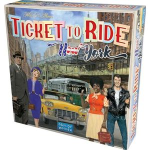 Asmodee - Ticket To Ride: New York - Bordspel voor het hele gezin, 2-4 spelers, 8+ jaar, editie in het Italiaans