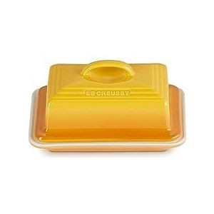 Le Creuset Botervloot van aardewerk, 900 g, 17 x 12,5 x 9 cm, nectar, 70837176720000