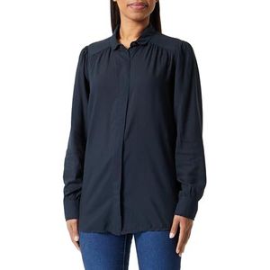 Lee Blouse Shirred T-shirt dames, zwart.